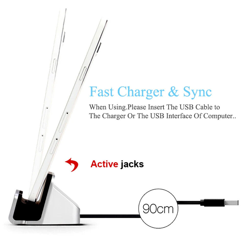 UK/US iPhone Charging Docking Station for AirPods+Ipads